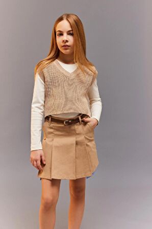 Kız Çocuk Gabardin Etek