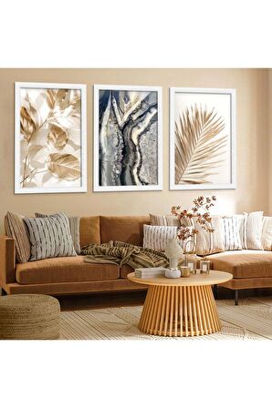 Kolaj Çizim Cam Tablo Ve Cam Saat