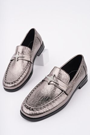 Muggo ARROW Tokalı Kadın Günlük Loafer Ayakkabı