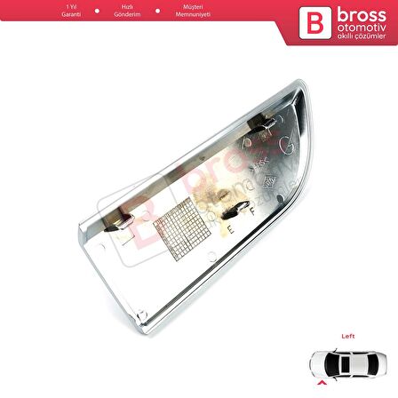 Renault Megane MK2 Scenic MK2 için Sol Krom DCI Monogram Amblemi Yazısı 8200717150