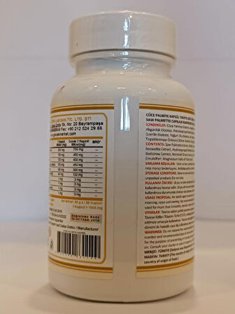 Cüce Palmiye Kapsül (SAW PALMETTO CAPSULE)