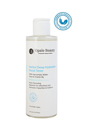 Opale Beauty Herbal Deep Hydration Facial Toner  200ml - Canlandırıcı Ve Gözenek Sıklaştırıcı Tonik