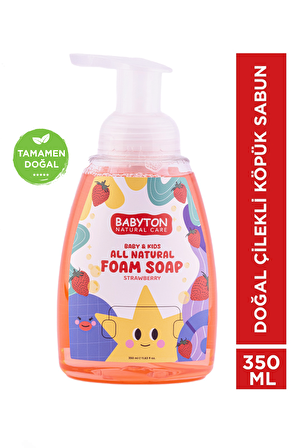 Babyton Doğal Çilekli Köpük Sabun 350 ml