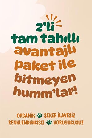 Humm Organic Organik Puf & Gevrek Atıştırmalık Paketi 2 Adet