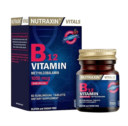 B12 Vitamini 1000 Mcg - Dil Altı Tableti