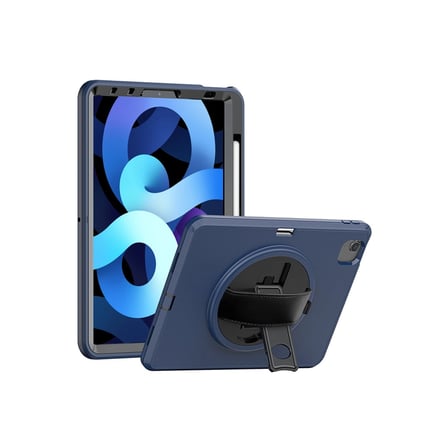 İpad 2025 10.9 10.Nesil (A16) Kılıf Hand Strap Tablet Kılıfı - Lacivert