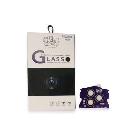İphone 14 Pro Max Bilvis Titan Kamera Lens - Gold