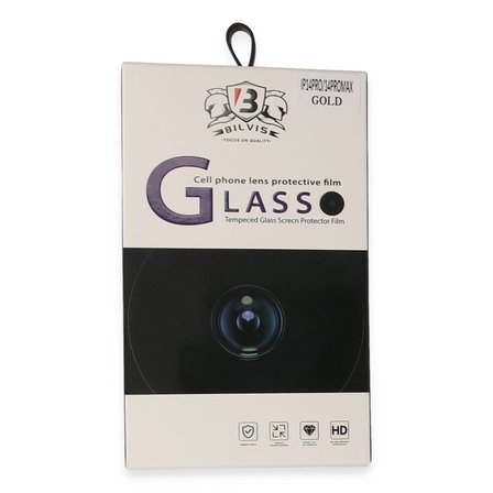 İphone 14 Pro Max Bilvis Titan Kamera Lens - Gold