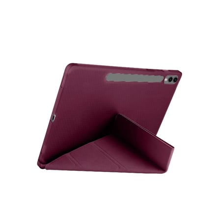 Galaxy X610 Tab S9 Fe Plus 12.4 Kılıf Kalemlikli Mars Tablet Kılıfı - Mürdüm