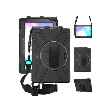 Galaxy T638 Tab Active 4 Pro Kılıf Amazing Tablet Kapak - Siyah