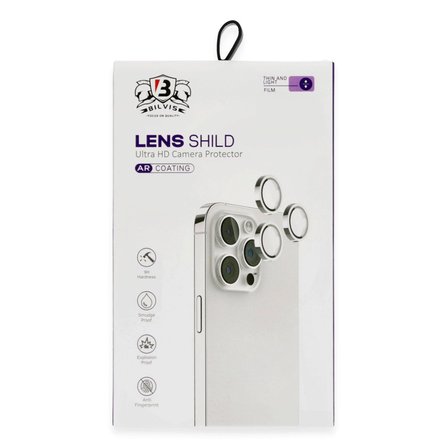 İphone 16 Bilvis Titan Kamera Lens - Siyah