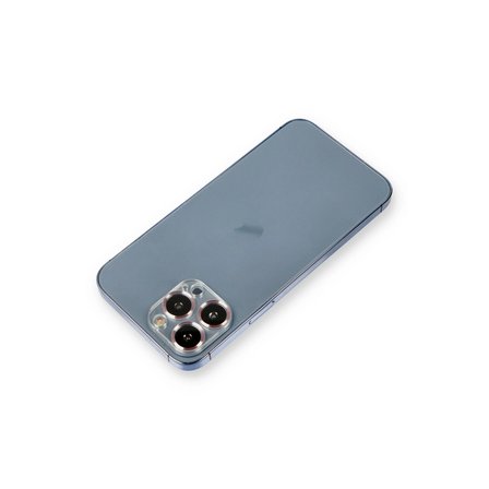 İphone 12 Pro Metal Kamera Lens Koruma Cam - Mor