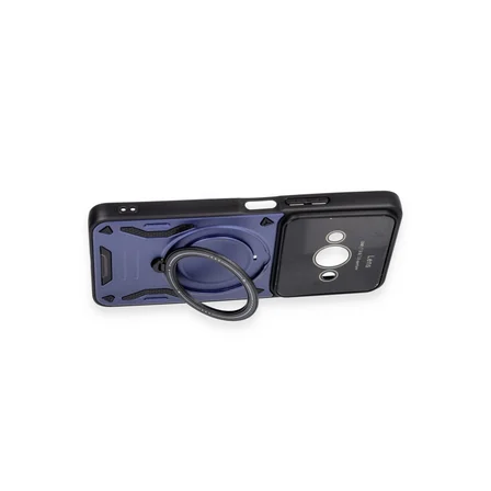 Poco C61 Kılıf Joy Lens Standlı Kapak - Kırmızı