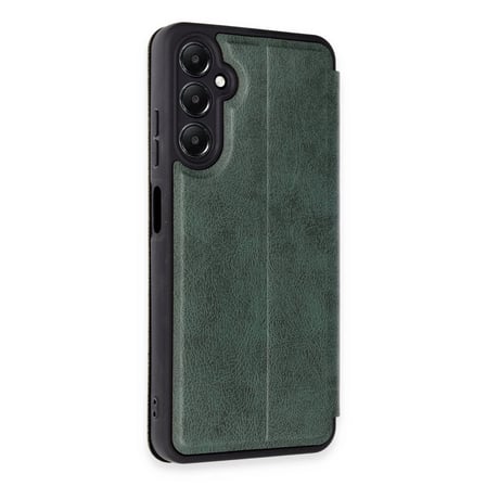 Galaxy A25 5G Kılıf Flip Cover - Koyu Yeşil