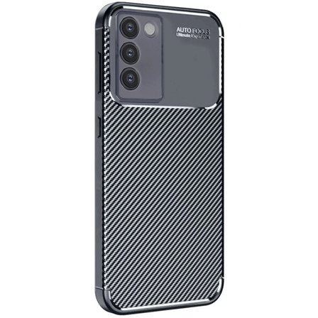 Vivo V30 Lite 4G Kılıf Auto Focus Karbon Kapak - Siyah