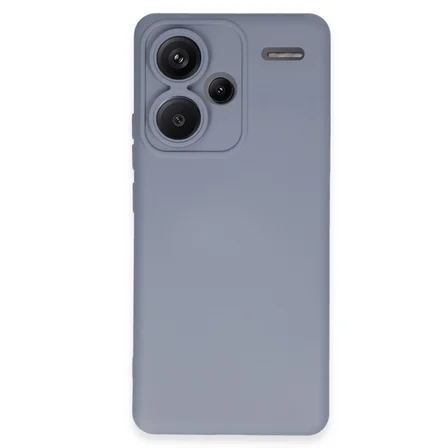 Redmi Note 13 Pro Plus Kılıf Nano İçi Kadife Silikon - Gri