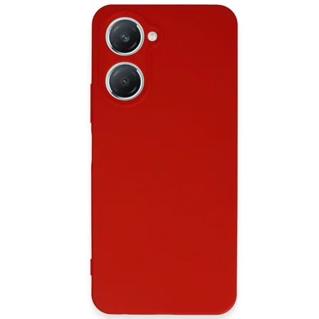 Vivo Y18 Kılıf First Silikon - Kırmızı
