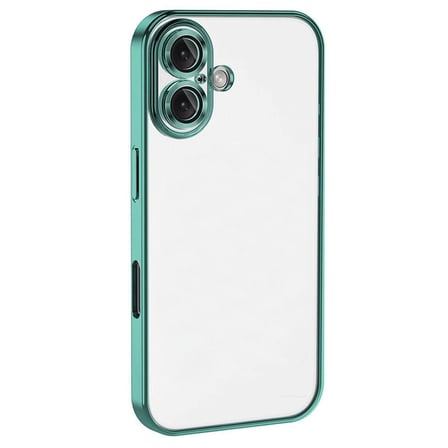 İphone 16 Kılıf Lensli Silikon - Turkuaz