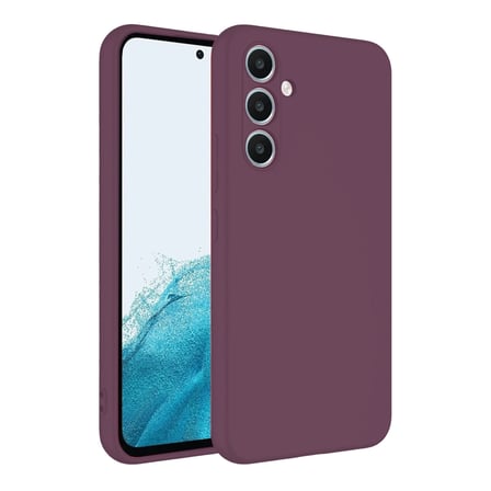 Galaxy A16 5G Kılıf First Silikon - Mürdüm