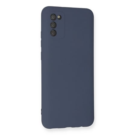 Galaxy A03S Kılıf Nano İçi Kadife Silikon - Gri
