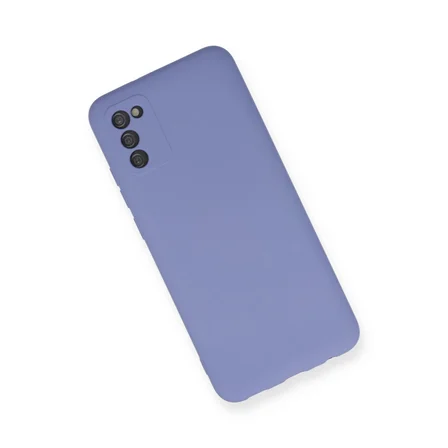 Galaxy A03S Kılıf Nano İçi Kadife Silikon - Lila