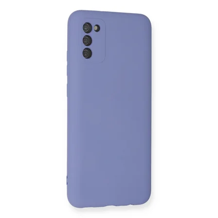 Galaxy A03S Kılıf Nano İçi Kadife Silikon - Lila