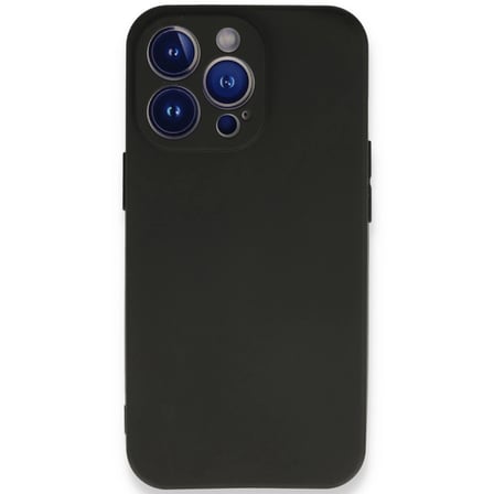 İphone 13 Pro Max Kılıf First Silikon - Siyah