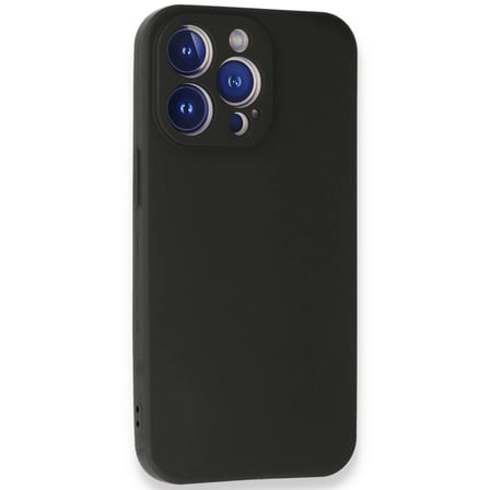 İphone 13 Pro Max Kılıf First Silikon - Siyah