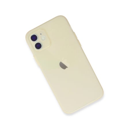 İphone 12 Kılıf Silikon - Gold