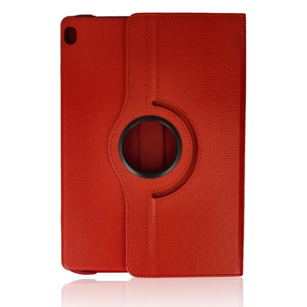 Lenovo M10 X505F Kılıf 360 Tablet Deri Kılıf - Kırmızı
