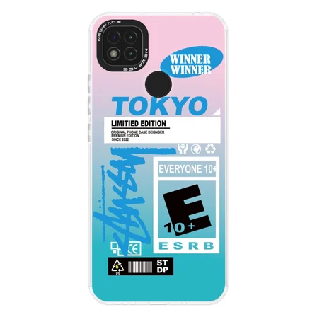 Redmi 9C Kılıf Estoril Desenli Kapak - Estoril - 1