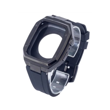 Watch 44Mm Kr402 Metal Kasa Silikon Kordon - Siyah