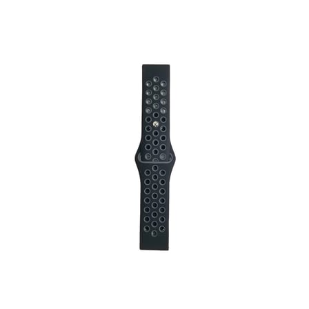 Watch 20Mm Spor Delikli Kordon - Siyah-Gri