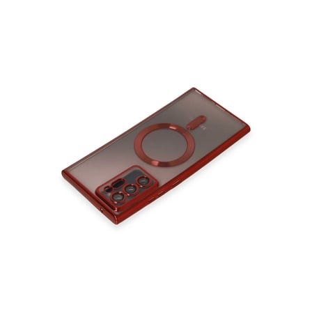 Galaxy Note 20 Ultra Kılıf Kross Magneticsafe Kapak - Kırmızı