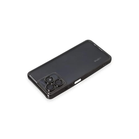 Realme C53 Kılıf Lensli Silikon - Siyah