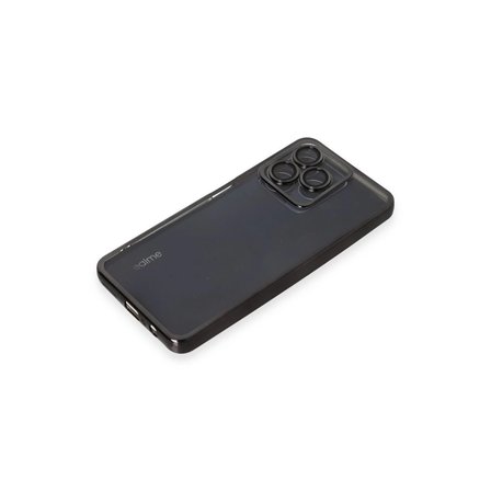 Realme C53 Kılıf Lensli Silikon - Siyah