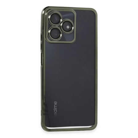 Realme C53 Kılıf Lensli Silikon - Yeşil