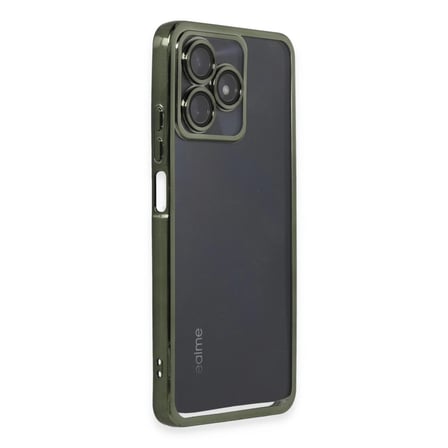 Realme C53 Kılıf Lensli Silikon - Yeşil