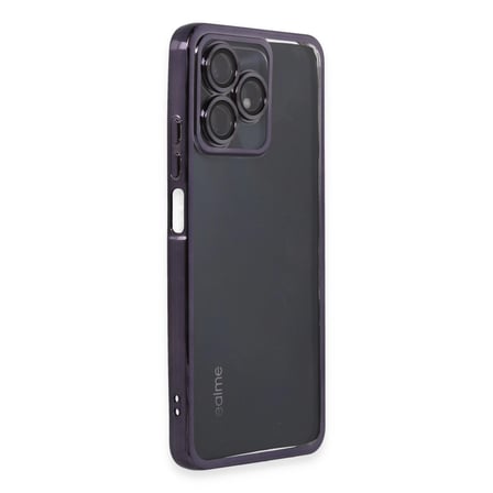Realme C53 Kılıf Lensli Silikon - Mor