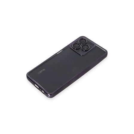 Realme C53 Kılıf Lensli Silikon - Mor