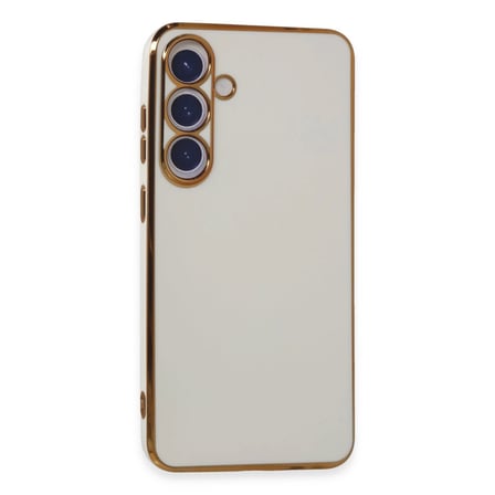 Galaxy S24 Kılıf Volet Silikon - Beyaz