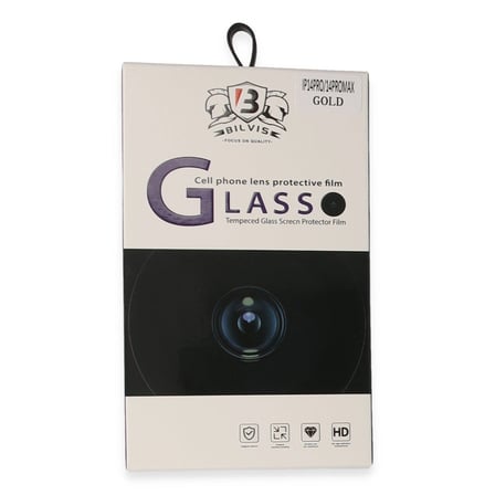 İphone 14 Pro Max Bilvis Titan Kamera Lens - Gold