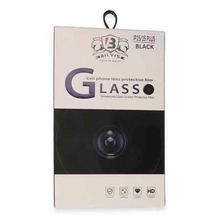 İphone 15 Bilvis Titan Kamera Lens - Siyah