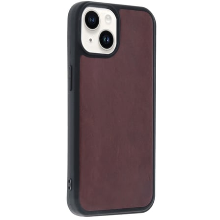 İphone 14 Kılıf Aras Deri Kapak - Bordo
