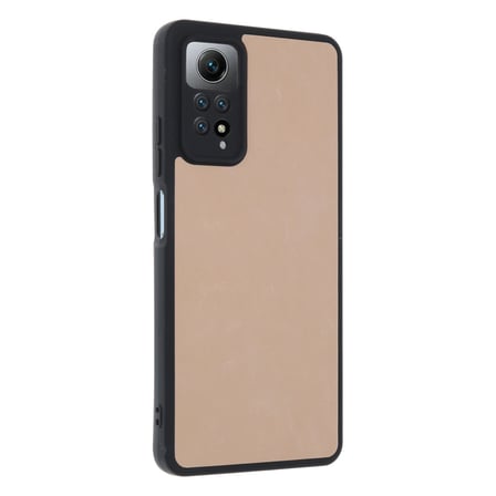 Redmi Note 12 Pro 4G Kılıf Aras Deri Kapak - Pudra