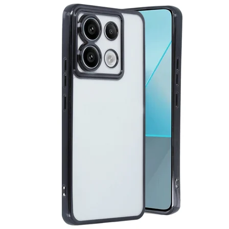 Redmi Note 13 Pro 4G Kılıf Lensli Silikon - Siyah