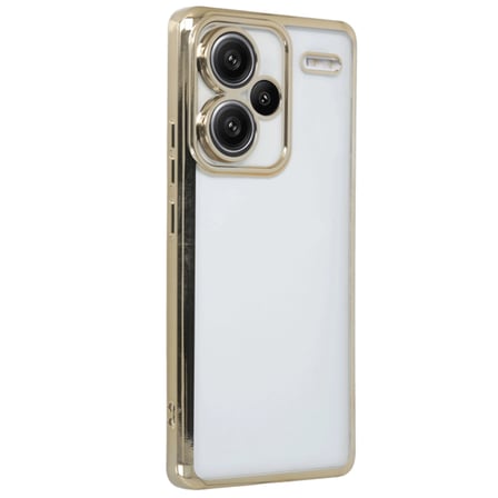 Redmi Note 13 Pro Plus Kılıf Lensli Silikon - Gold