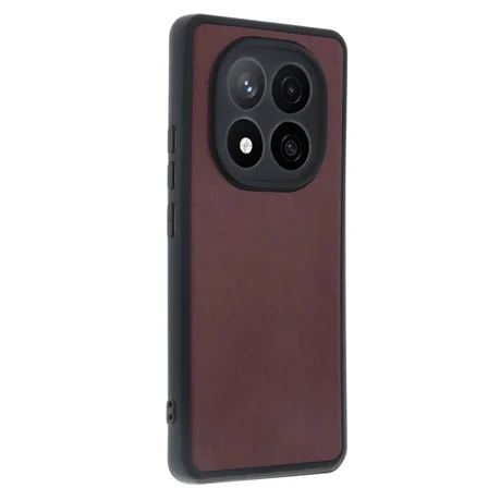 Redmi Note 14 Pro 4G Kılıf Aras Deri Kapak - Bordo