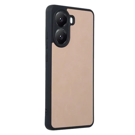 Poco X7 Pro Kılıf Aras Deri Kapak - Pudra