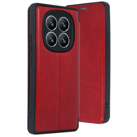 Redmi Note 14 Pro 4G Kılıf Flip Cover - Kırmızı